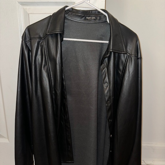 Leather Coat - Picture 1 of 2